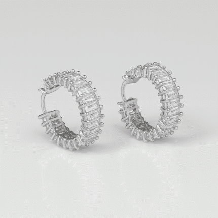Ear Hoops Baquette Κοσμήματα Annalu boho γυναικεία κοσμήματα