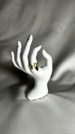 Sculpted Gold Ring Δαχτυλίδια Annalu boho γυναικεία κοσμήματα 8