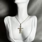 Gem Stone Cross Κολιέ Annalu boho γυναικεία κοσμήματα 12