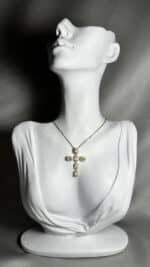 Gem Stone Cross Κολιέ Annalu boho γυναικεία κοσμήματα 7