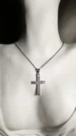 Zircon Cross Κολιέ Annalu boho γυναικεία κοσμήματα 6