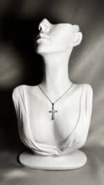 Zircon Cross Κολιέ Annalu boho γυναικεία κοσμήματα 5