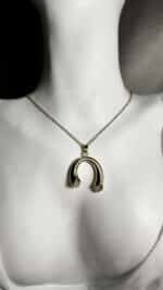 Horse shoe Necklace Κολιέ Annalu boho γυναικεία κοσμήματα 8