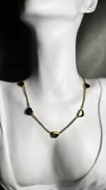 Heart Chain Neklace Κολιέ Annalu boho γυναικεία κοσμήματα 8