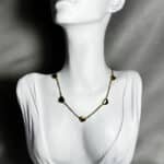 Evil Eye Gold Necklace Κολιέ Annalu boho γυναικεία κοσμήματα 7