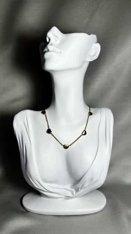 Heart Chain Neklace Κολιέ Annalu boho γυναικεία κοσμήματα