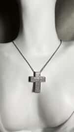 Solid Zirconian Cross Κολιέ Annalu boho γυναικεία κοσμήματα 10