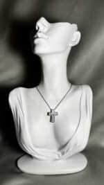 Solid Zirconian Cross Κολιέ Annalu boho γυναικεία κοσμήματα 9