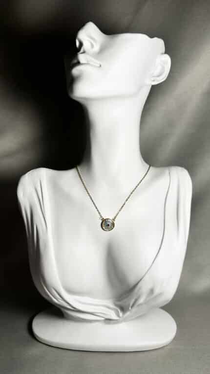 Evil Eye Gold Necklace Κολιέ Annalu boho γυναικεία κοσμήματα