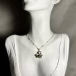 Oval Zirconian Necklace Κολιέ Annalu boho γυναικεία κοσμήματα 7