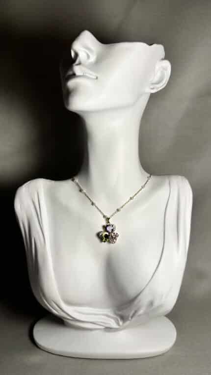 Hearts Clover & Pearls Κολιέ Annalu boho γυναικεία κοσμήματα