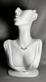Round Zirconian Necklace Κολιέ Annalu boho γυναικεία κοσμήματα 5