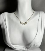 Round Zirconian Necklace Κολιέ Annalu boho γυναικεία κοσμήματα 6