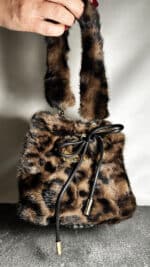Mini Furry Pouch Bag Τσάντες Annalu boho γυναικεία κοσμήματα 8