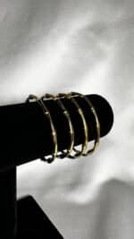 Bamboo Gold Bracelet Βραχιόλια Annalu boho γυναικεία κοσμήματα 6