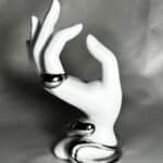Sculpted Silver Ring Δαχτυλίδια Annalu boho γυναικεία κοσμήματα 9
