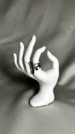 Sculpted Silver Ring Δαχτυλίδια Annalu boho γυναικεία κοσμήματα 6