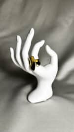 Sculpted Gold Ring Δαχτυλίδια Annalu boho γυναικεία κοσμήματα 6