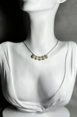 Oval Zirconian Necklace Κολιέ Annalu boho γυναικεία κοσμήματα 6