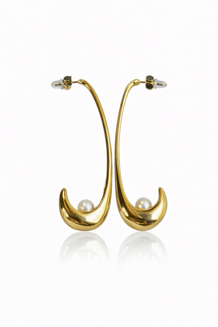 Elysian Pearl Drop Κοσμήματα Annalu boho γυναικεία κοσμήματα